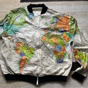 Vintage 1980s Paper World Jacket Size Medium Women’s Size Small Men’s
